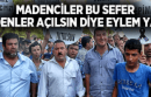 SOMA'DA İŞÇİLERDEN MADENLER AÇILSIN YÜRÜYÜŞÜ