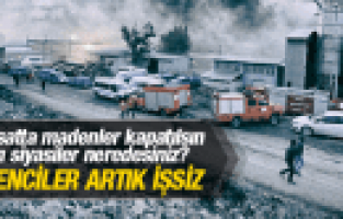 Soma'daki maden işletmesi tüm çalışmalarını durdurdu