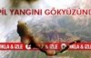 SPİL'DEKİ YANGININ ACI BİLANÇOSU HAVADAN GÖRÜNTÜLENDİ