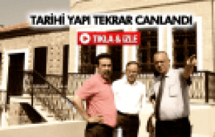Tarihi bina yeniden can buldu