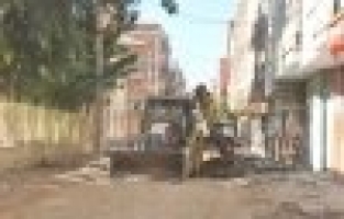 Turgutlu Belediyesi Sokakları Yeniliyor