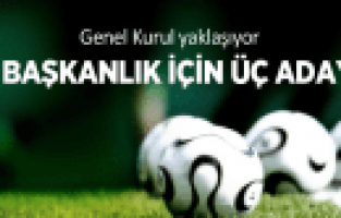 TURGUTLUSPOR'DA BAŞKANLIK İÇİN ÜÇ ADAY