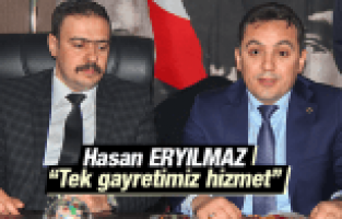 ÜLKÜ OCAKLARI HASAN ERYILMAZ'I AĞIRLADI