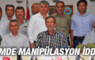 ÜZÜMDE MANİPÜLASYON İDDİASI