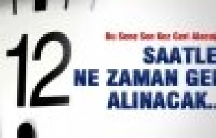 Yaz Saati Uygulaması Ertelendi