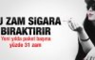 YENİ YILDA SİGARA'YA ZAM