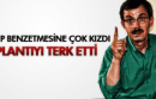 Yıldız, toplantıyı terk etti