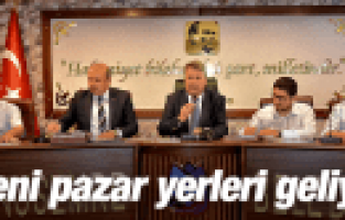 YUNUSEMRE'YE YENİ PAZAR YERLERİ GELİYOR