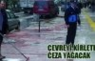 ZABITA ÇEVREYİ KİRLETENLERİ UYARDI 