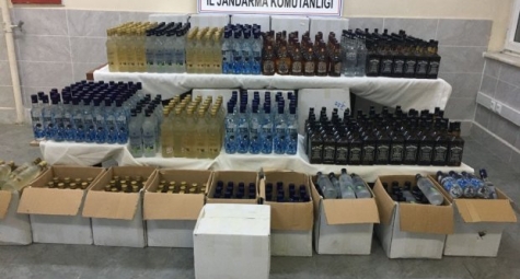 Manisa'da kaçak içki operasyonu
