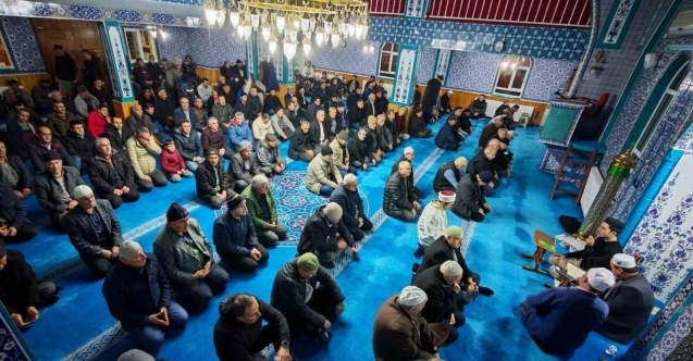 Demirci’de Miraç Kandili dualarla idrak edildi