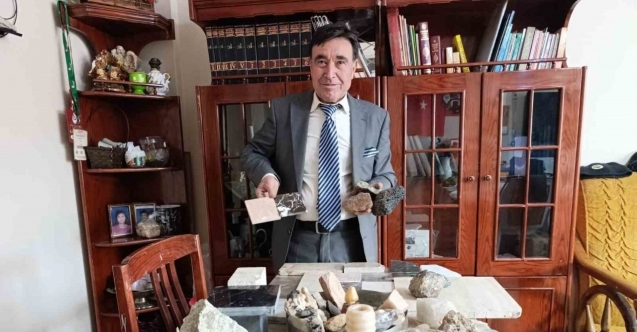 Manisa’da doğaltaş müzesi gibi ev