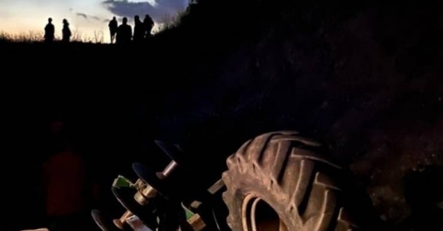 Manisa’da 9 metreden yuvarlanan traktörün sürücüsü hayatını kaybetti