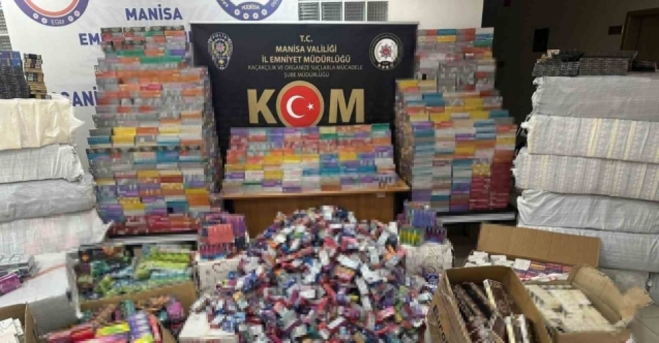 Manisa’da kaçakçılık bilançosu açıklandı